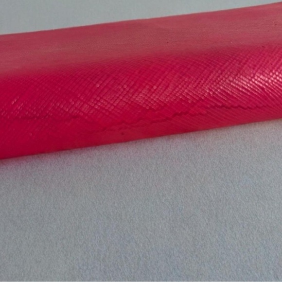 MCM Pink Leather Wallet w/ Gold Emblem - Picture 8 of 10